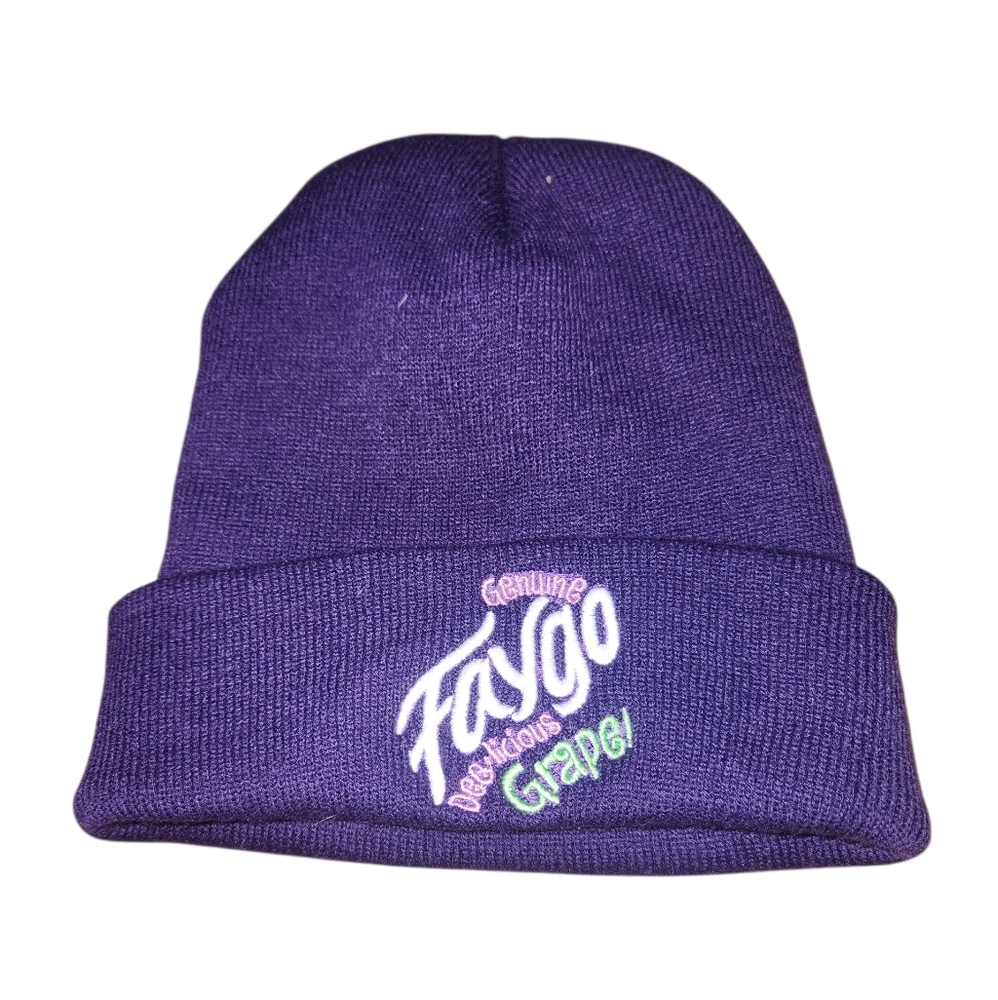 Faygo Grape Purple Beanie Hat